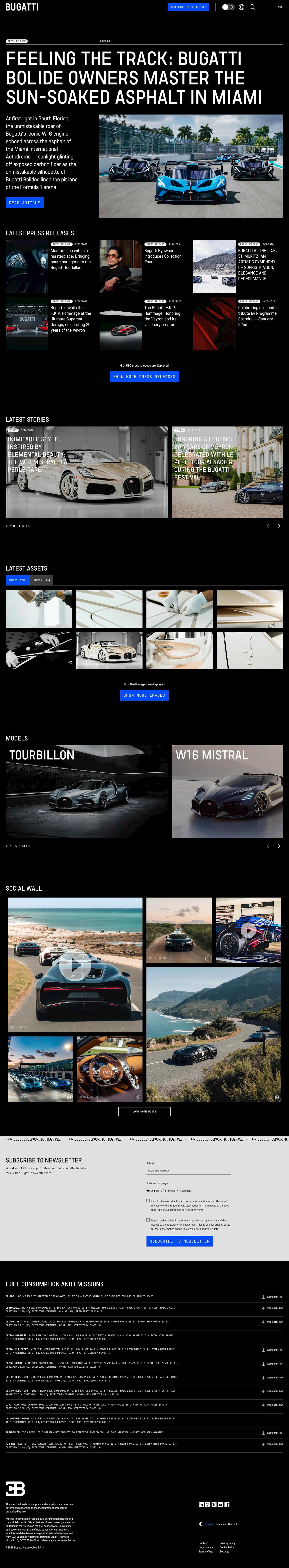 Bugatti Newsroom Full Page